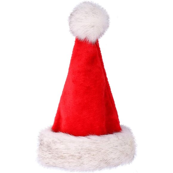 Women Red Deluxe Christmas Santa Hats main image 6